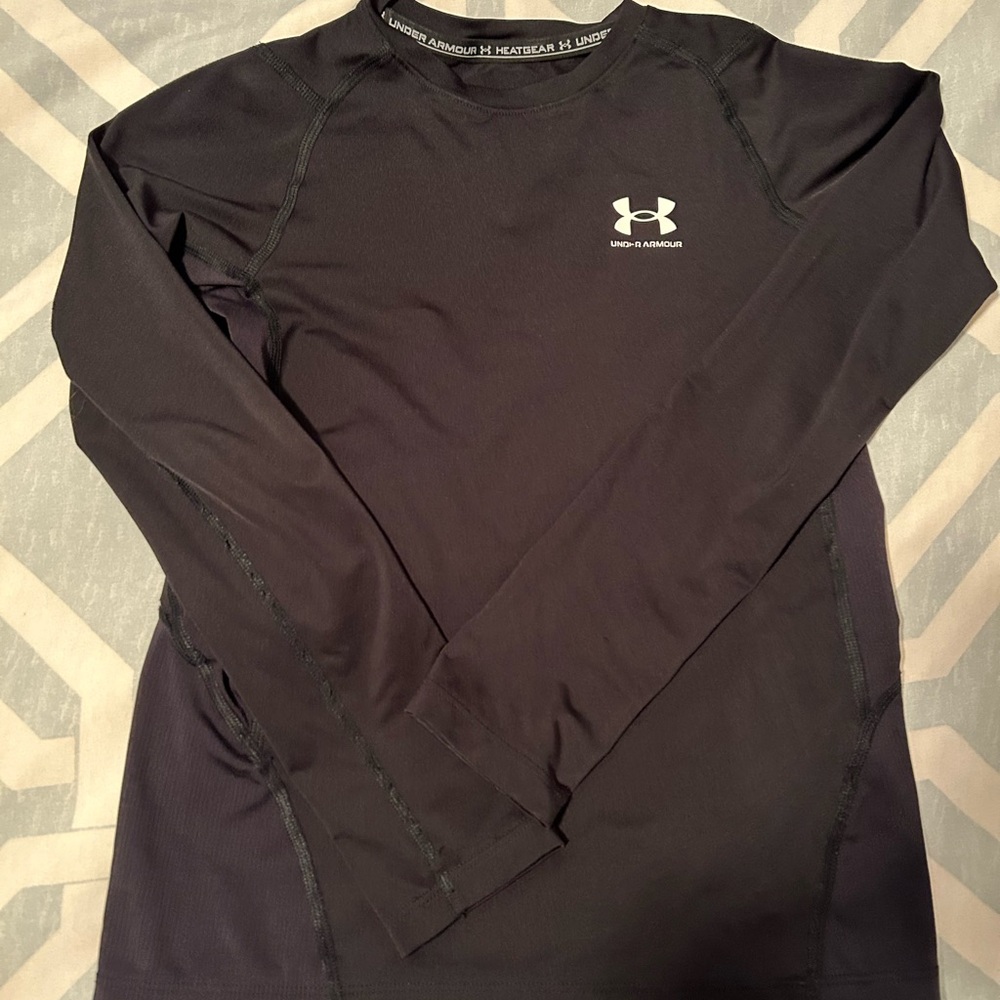 Under Armour Black Long Sleeve Performance Tee